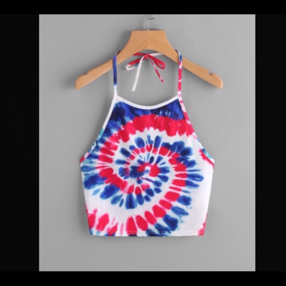 Tie dyed halter